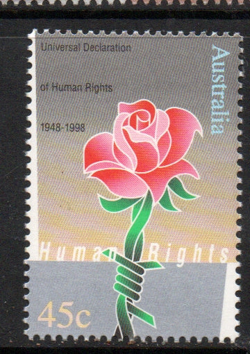 Sg#1831 Scott#1712 Human Rights