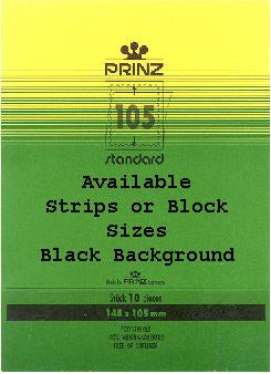 Black Strip 210 x 100 10pcs for blocks