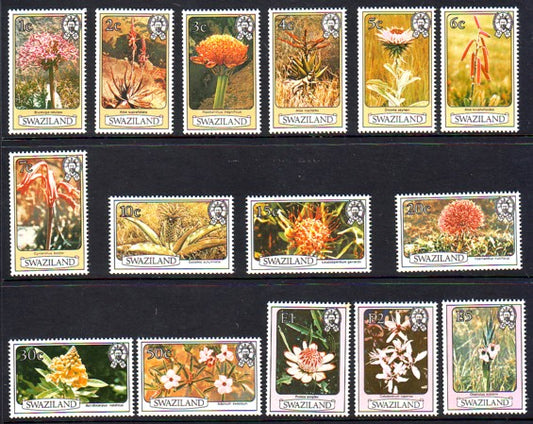 SWAZILAND 1980 FLOWERS Set 14