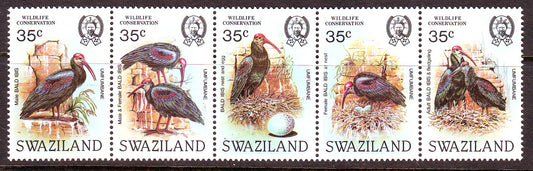SWAZILAND 1984 BIRDS Set 5
