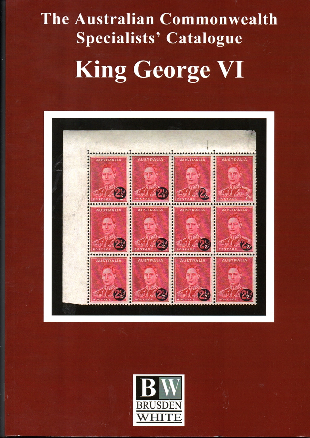 BRUSDEN WHITE KING GEORGE VI CATALOGUE