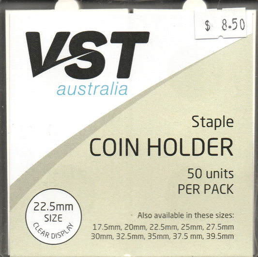 Coin Holder VST Staple Type 22.5mm