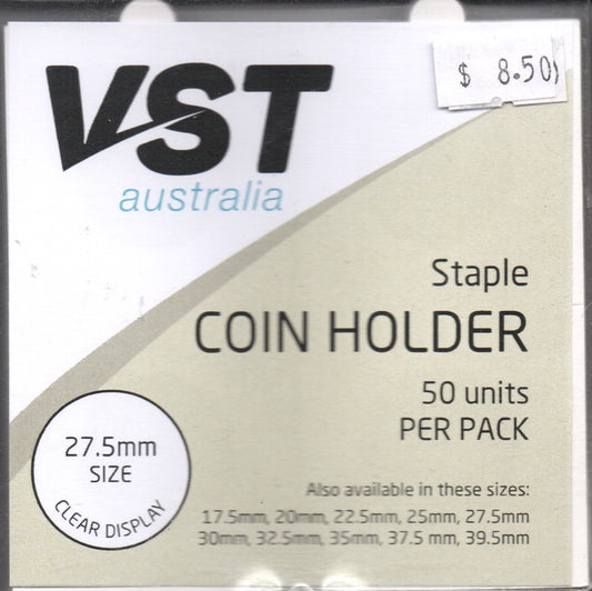 Coin Holder VST Staple Type 27.5mm