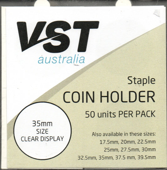 Coin Holder VST Staple Type 35mm