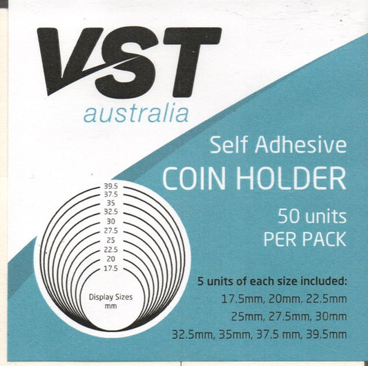 Coin Holder VST Self Adhesive Assorted Pack