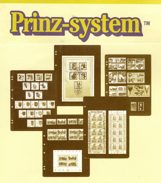 Prinz Stock Sheets SINGLE SIDE 10 pcs Pack