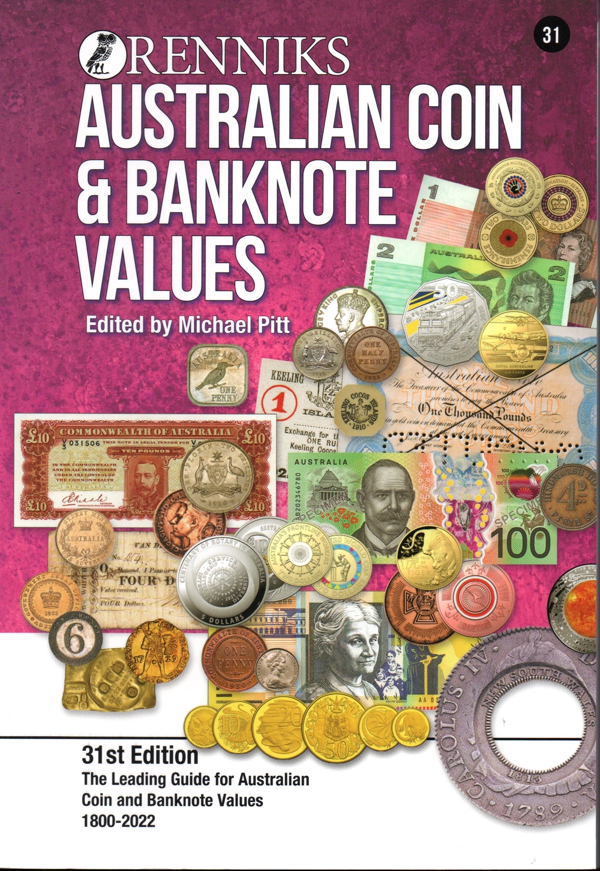 RENNIKS 2024 AUSTRALIAN COIN & BANKNOTE CATALOGUE