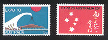 Sg#454-55 Scott#472-73 Expo Japan