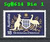 Sg#614 Scott#628 18¢ Nationhood Die I
