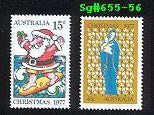 Sg#655-56 Scott#669-70 1977 Christmas [2]