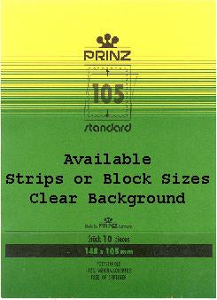 Prinz Clear strips 210 x 100 10pcs for Blocks