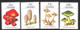 Sg#823-26 Scott#806-09 Australian Fungi