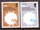 Sg#831-32 Scott#814-15 CHOGM
