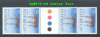 Sg#880a Scott861-62 Australia Day Gutter Pair