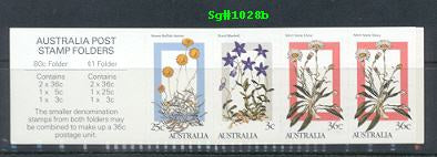 Sg#1028b Scott#996a $1 Wildflowers Pane