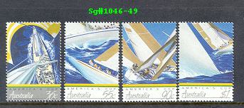 Sg#1046-49 Scott#1011-14 America's Cup II
