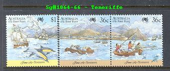 Sg#1064-66 Scott#1025-26 Australian Bicentennial VII
