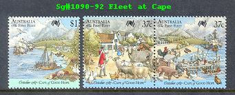 Sg#1090-92 Scott#1028-29 Australian Bicentennial IX