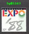 Sg#1143 Scott#1080 Expo 1988