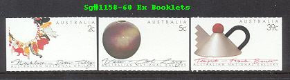 Sg#1158-60 Scott#1095-97 Australian Crafts