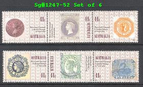 Sg#1247-52 Scott#1180af Colonial Stamps