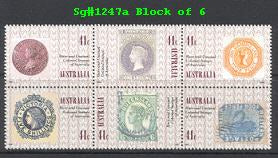 Sg#1247a Scott#1180 Colonial Stamps Blk 6