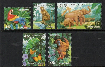 Sg#1479-83 Scott#1385-89 Zoos: Endangered Species