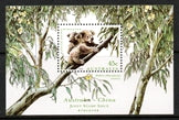 Sg#1551a Scott#1459a Koala Miniature Sheet