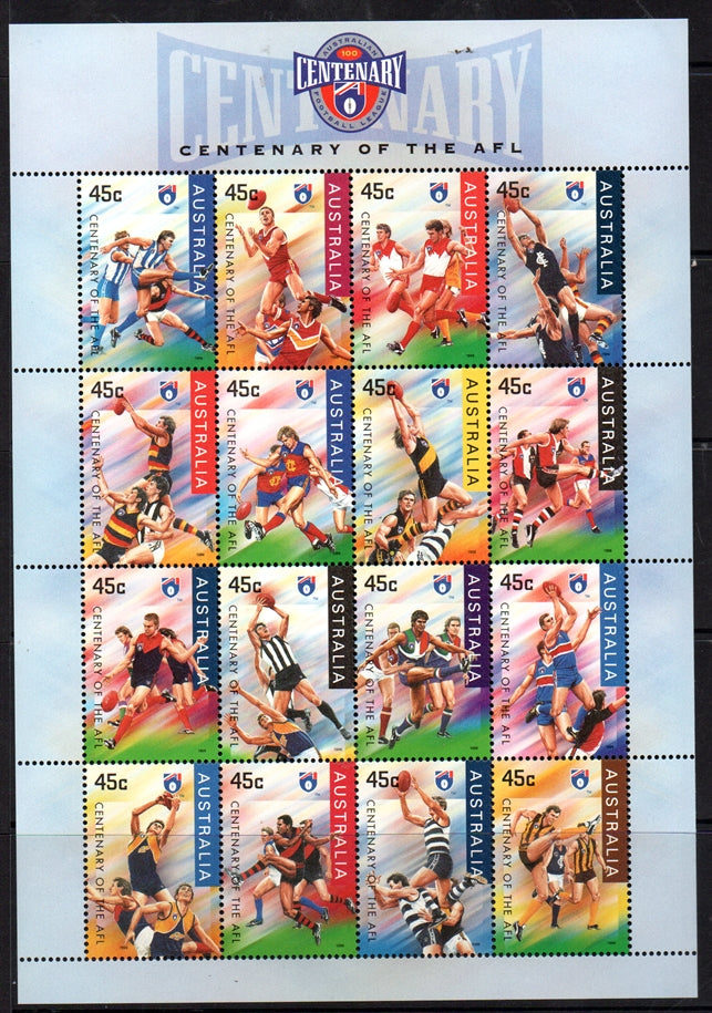 Sg#1590a Scott#1507a Centenary of AFL