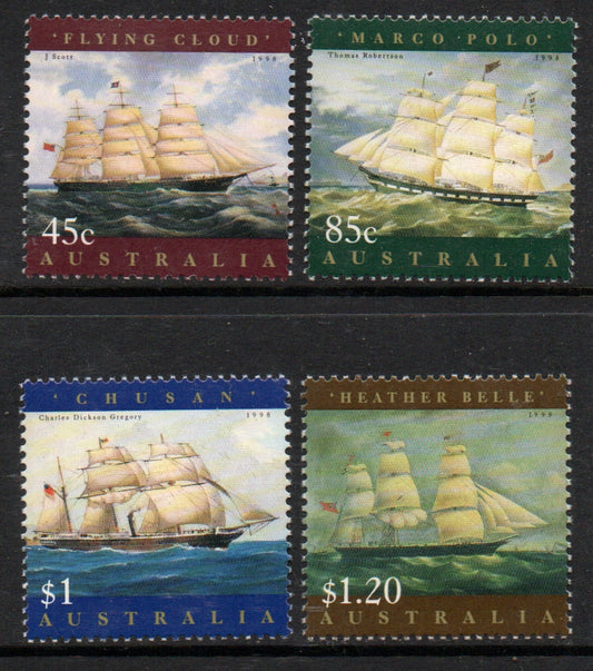 Sg#1727-30 Scott#1630-33 Sailing Ships