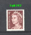 Sg#382  Scott#394 1¢ Brown QEII