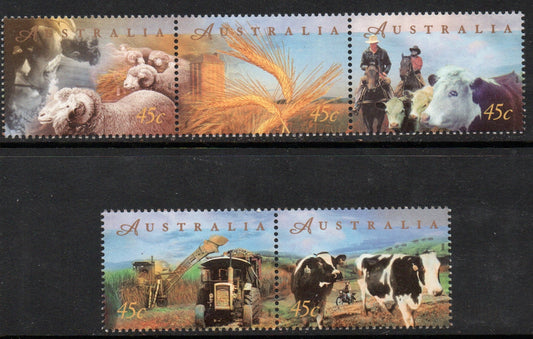 Sg#1759a Scott#1651a Farming Australia