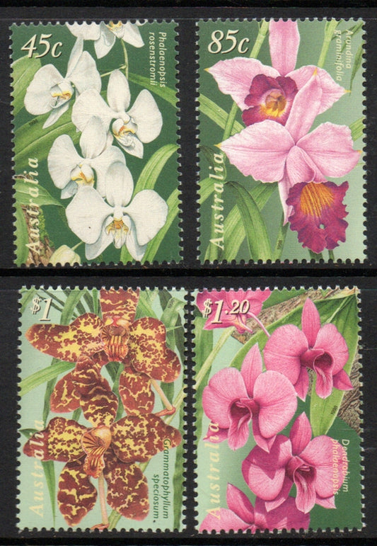 Sg#1800-03 Scott#1681-84 Orchids