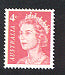 Sg#385  Scott#397  4¢ Red QEII