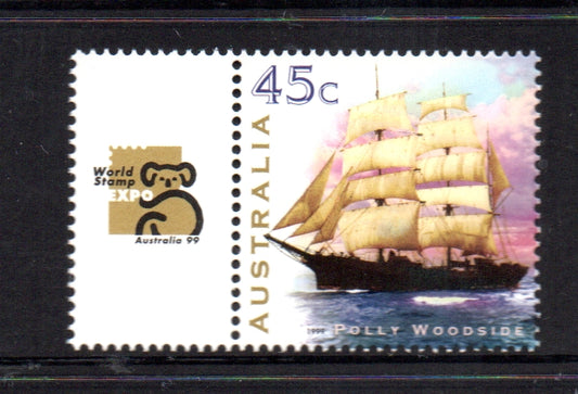 Sg#1846a Scott#1729a 45c Sailing Ship with Tab