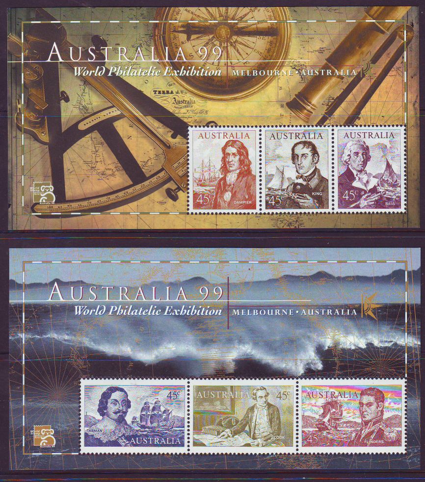 Sg#MS1852 Scott#1727-28 Australia '99