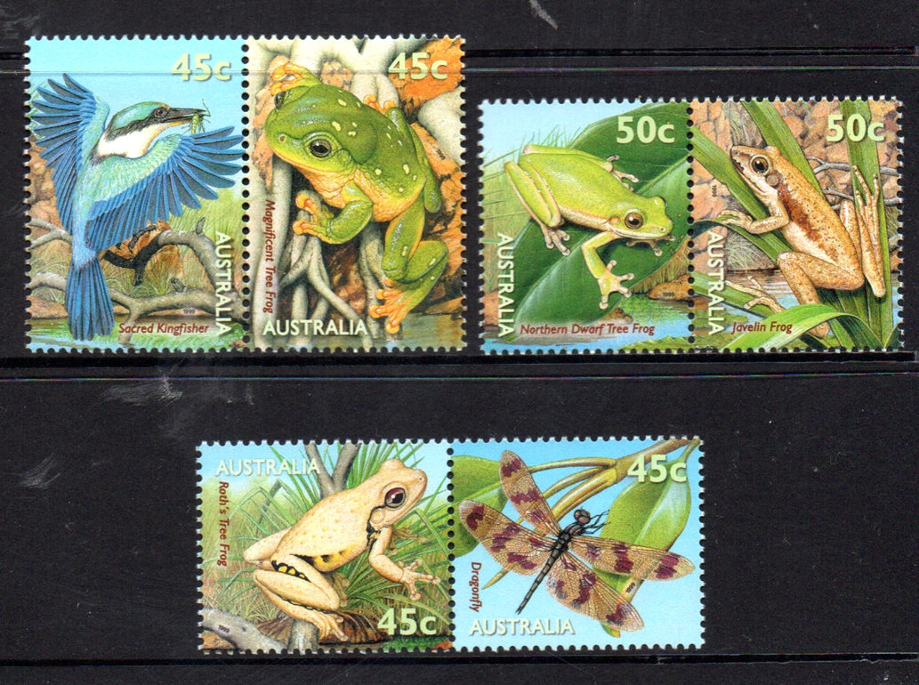 Sg#1907-12 Scott#1784-89 Small Pond Life