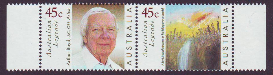 Sg#1838a Scott#1720a Arthur Boyd MNH Pair