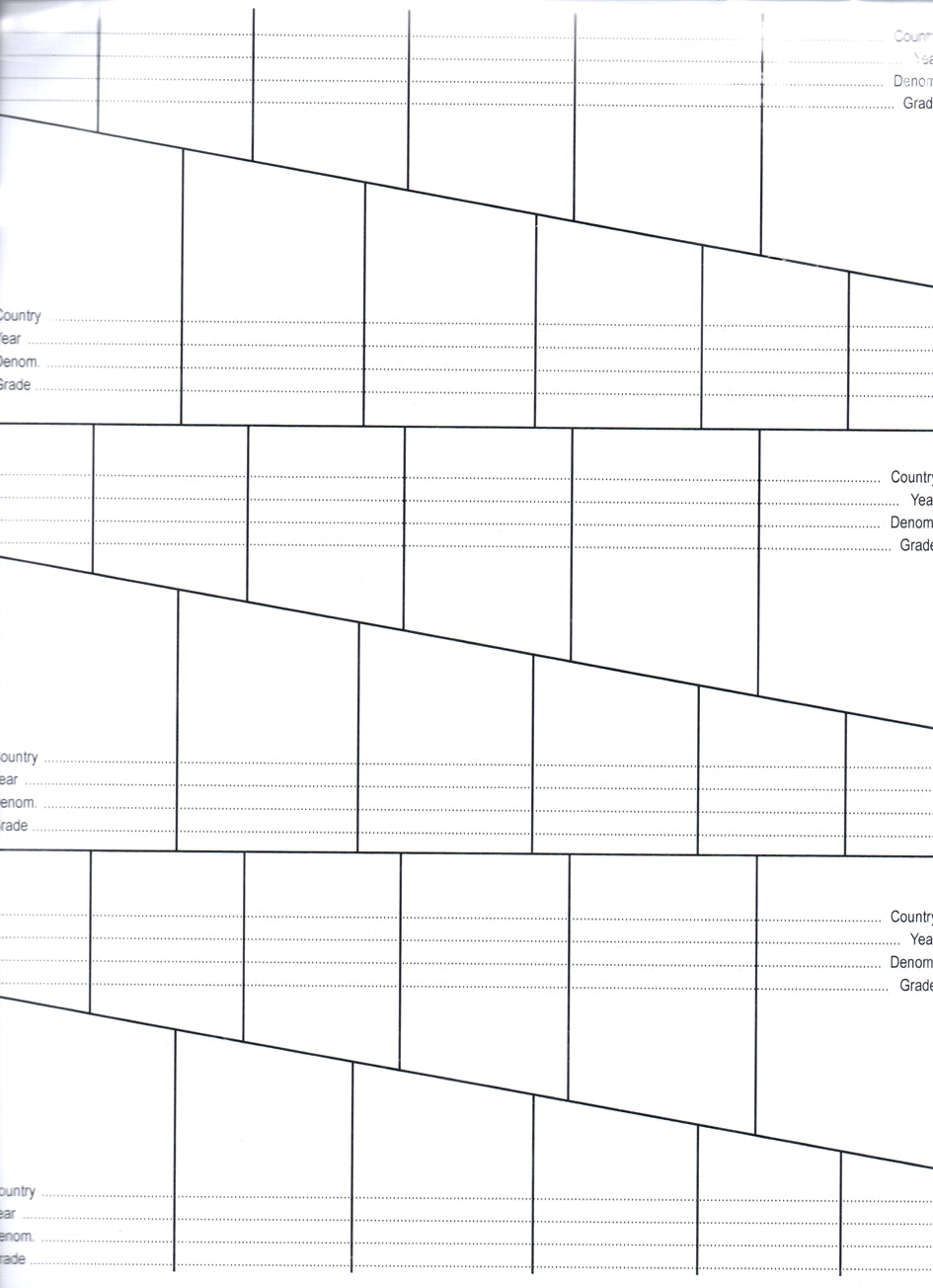 VST COIN REFILL PAGES VARIOUS POCKETS FOR DECIMALS PACK 10