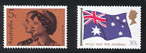 Sg#456-57 Scott#474-75 Royal Visit QEII