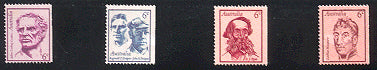 Sg#479-82 Scott#454-7 6c Famous Australians