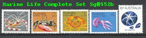 Sg#552b Marine Life Set of 5