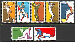 Sg#569-75 Scott#590-96 7¢ Non Olympic Sports [7]