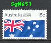 Sg#657 Scott#671 18¢ Australia Day