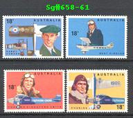 Sg#658-61 Scott#672-75 Australian Aviators [4]