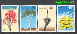 Sg#664-67 Scott#677-80 Trees [4]