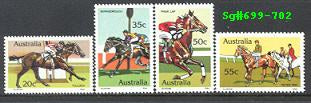 Sg#699-02 Scott#691-94 Race-horses [4]