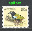 Sg#739 Scott#738 Bird - 80¢ Rainbow Pitta