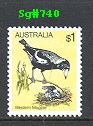 Sg#740 Scott#739 Bird - $1 Magpie