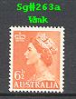 Sg#263a Scott#258b 6½d Orange QEII Definitive